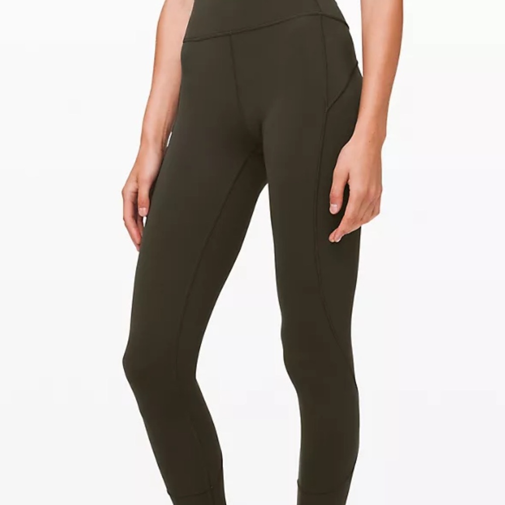 lululemon athletica Dark Green Leggings